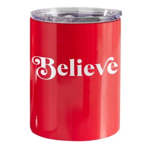Christmas Stainless Steel Tumbler- Belive